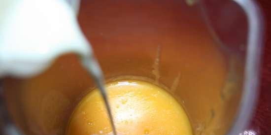 Dessert "Stuffed tangerines" (Mandarini ripieni)