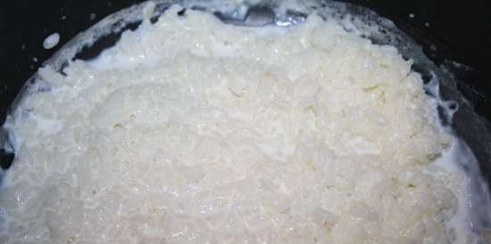 Bavarian rice cream