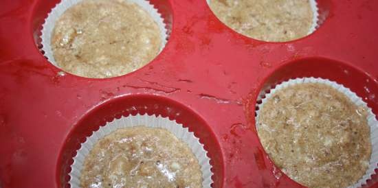 Flourless Black Forest Chocolate Nut Cupcakes