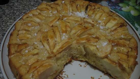 Tarta de manzana Torta di melle a raggi