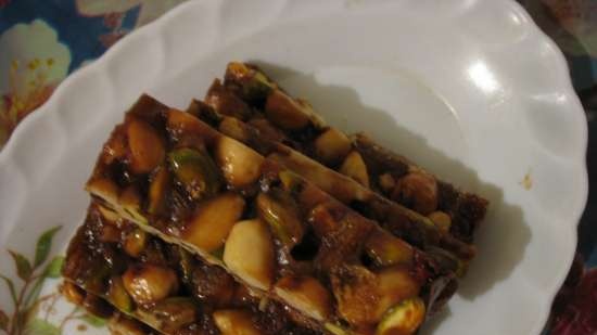 Panforte with pistachios (Panforte ai pistacchi)