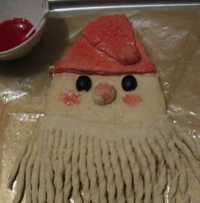 Bread Santa Claus