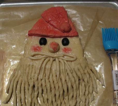 Pan de santa claus