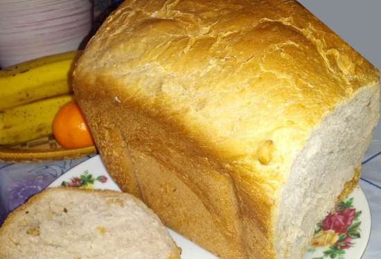 Mustard bread with kefir