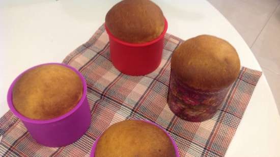 Kulich con Myasoedovskaya al forno (master class)