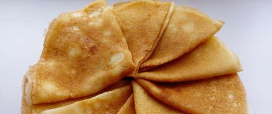 Curd pancakes without flour