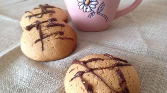 Soft caramel cookies with condensed milk