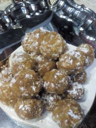 Halva made from corn flour