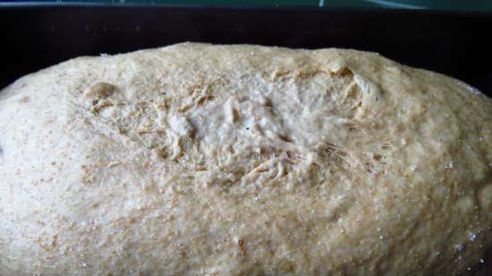 Airy rye-wheat bread with seeds