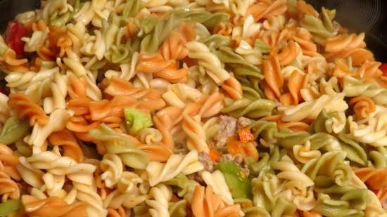 Marinepasta in Italiaanse stijl