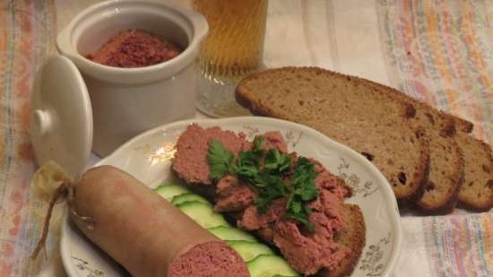 Thuringer Leberwurst türingiai májkolbász (Steba DD2)