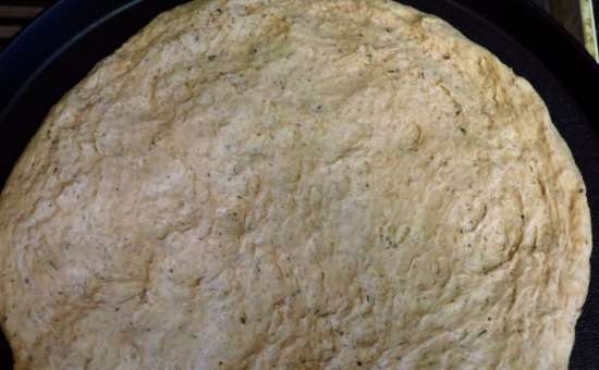 Focaccia multicereali con crema pasticcera