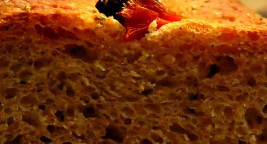 Focaccia budyniowa wieloziarnista