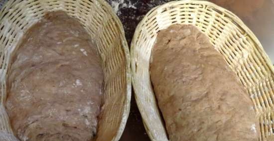 Pane di segale di grano con lievito naturale Dessert