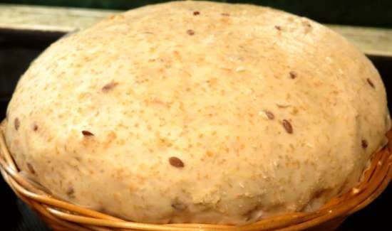 Pane con farina d'avena, crusca, sesamo e semi