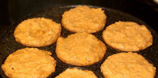 Frittelle dolci di zucca magre