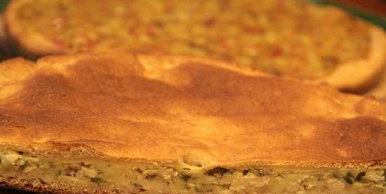 Dough patties with oatmeal and rye flour