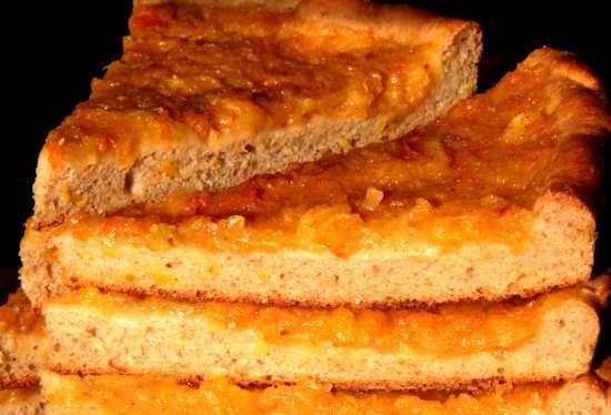 Dough patties with oatmeal and rye flour