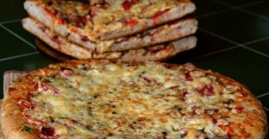 Dough patties with oatmeal and rye flour