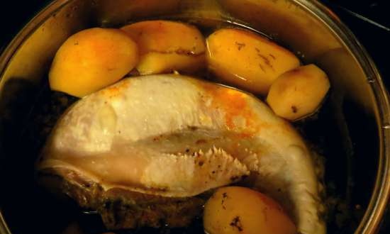 Lengua con patatas con salsa de arándanos rojos (Steba DD1 y DD2)