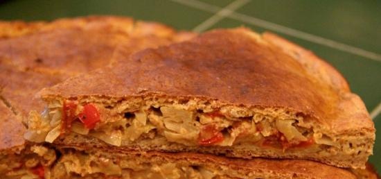 Dough patties with oatmeal and rye flour