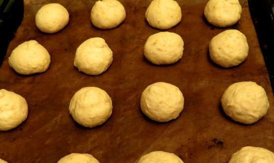 Tortini di pasta con farina d'avena e farina di segale