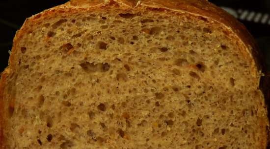 Dough patties with oatmeal and rye flour