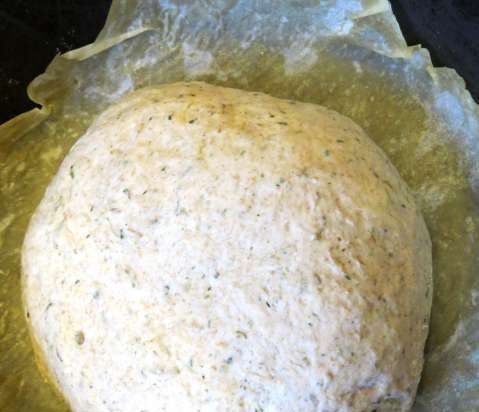 Wheat-rye bread with fermented tea infusion and oatmeal