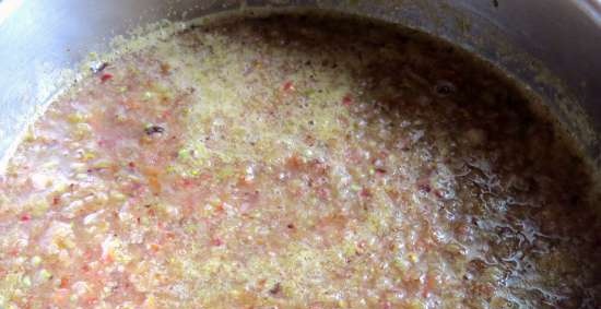 Spicy gooseberry sauce