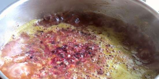 Spicy gooseberry sauce