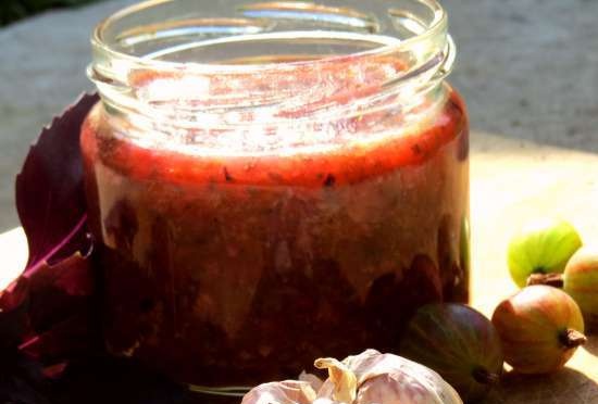 Spicy gooseberry sauce