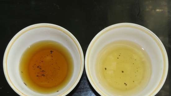 Fermented tea made from leaves of garden and wild plants (master class)