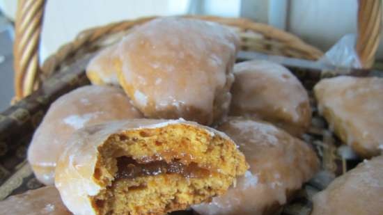 Galletas de jengibre con azúcar quemada