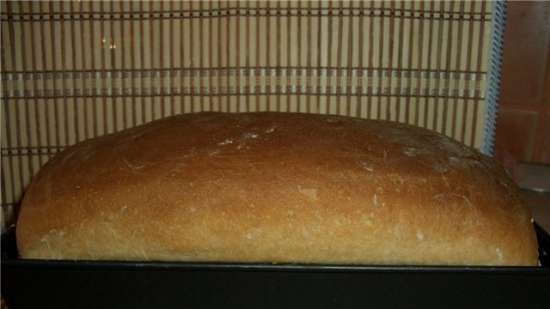 Simple wheat bread on kefir (oven)