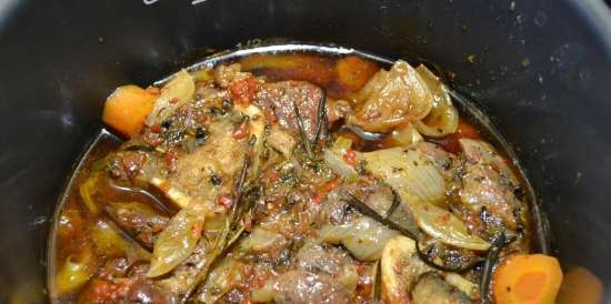 Pasta "agnelotti con ossobuco"