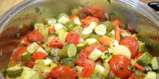 Ensalada de verduras (preparaciones enlatadas)