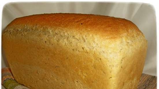 Pane di frumento a base di pasta vecchia