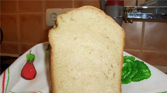 Pane italiano in una macchina per il pane