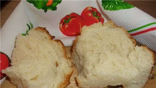 Wheat-potato tin bread (oven)