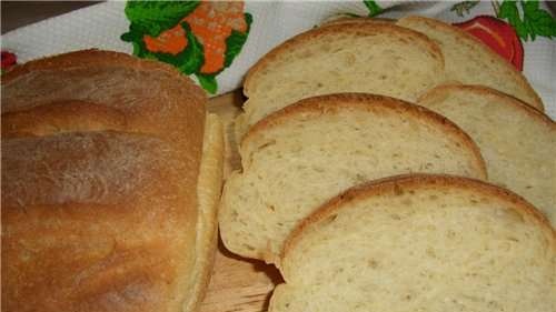 Wheat-potato tin bread (oven)