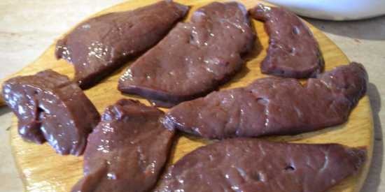 Liver schnitzels in Madeira