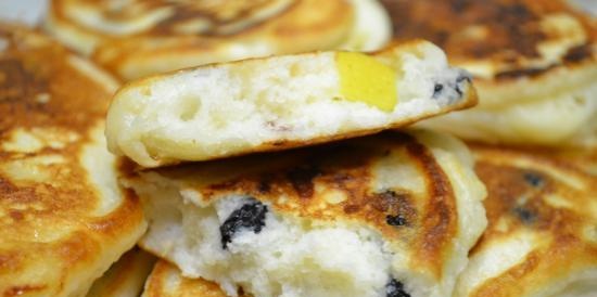 Pancakes with sour mare's milk gluten-free