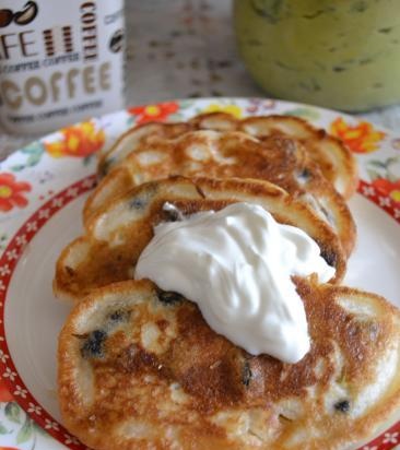 Pancakes with sour mare's milk gluten-free