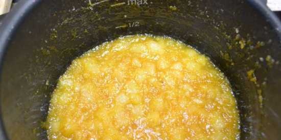 Peas-orange jam sa Oursson pressure cooker