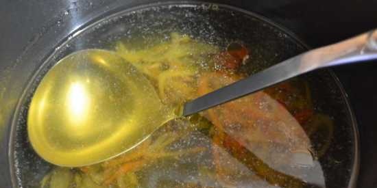 Caldo de carne entero congelado en olla a presión Oursson