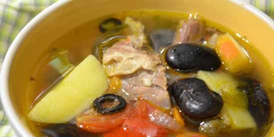 Caldo de carne entero congelado en olla a presión Oursson