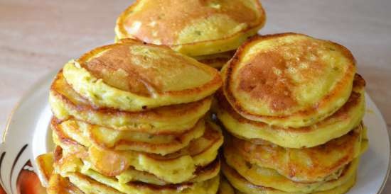 Frittelle di mango con pinoli