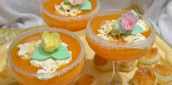 Mousse de frutas "Orange Sun" en la Multi-batidora Profi Cook