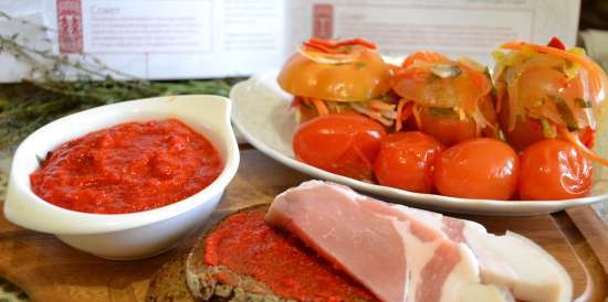 Tomaten, groen-geel, in marinade vulling