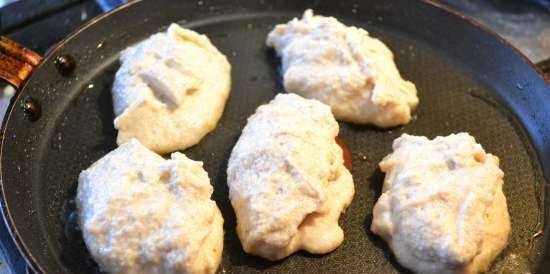 Panqueques multicereales molidos en casa con huevo de linaza